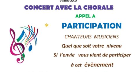 Concert avec la Chorale